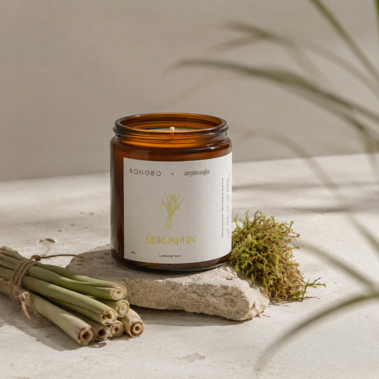 Vela Perfumada de Lemongrass