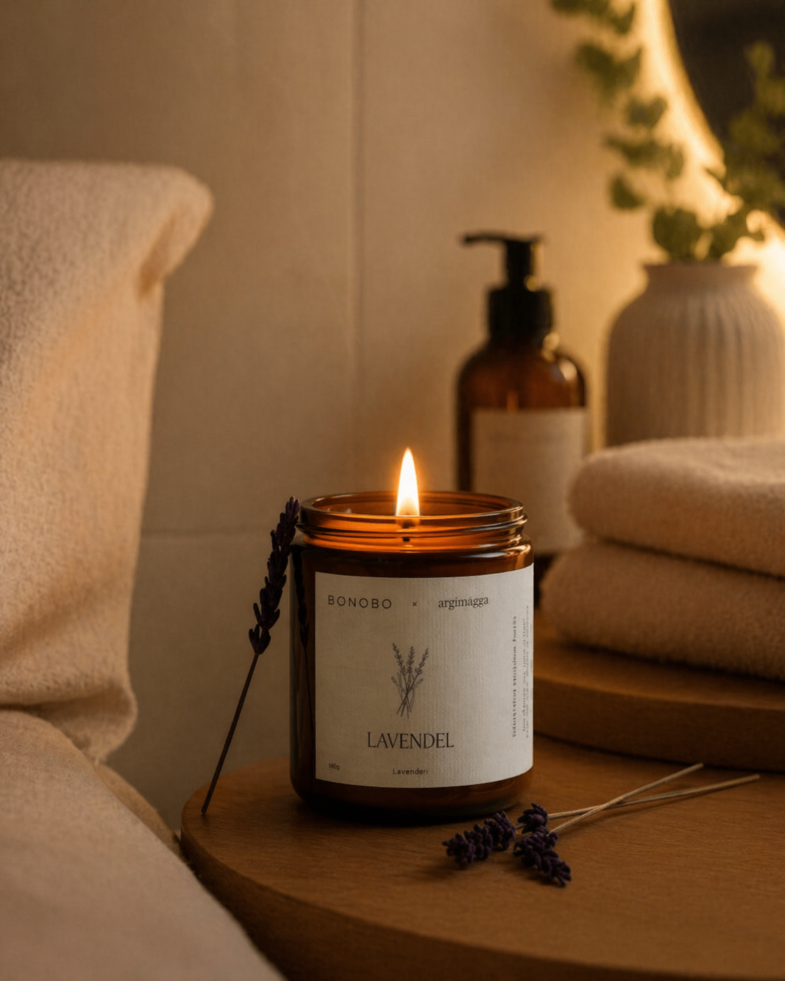 Vela Perfumada de Lavanda