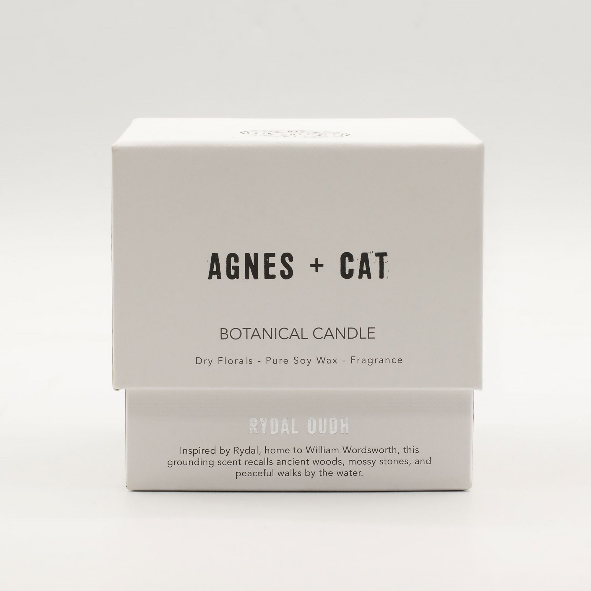 Vela Botânica de Cera de Soja Agnes + Cat - Rydal Oudh