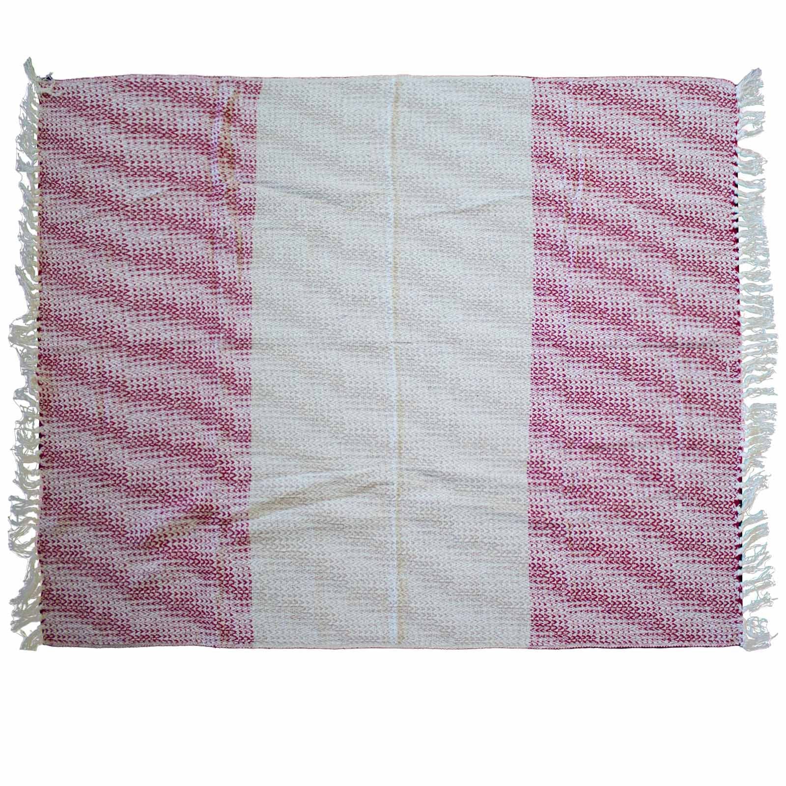 Manta Boho Bicolor — Ruby Two Tone