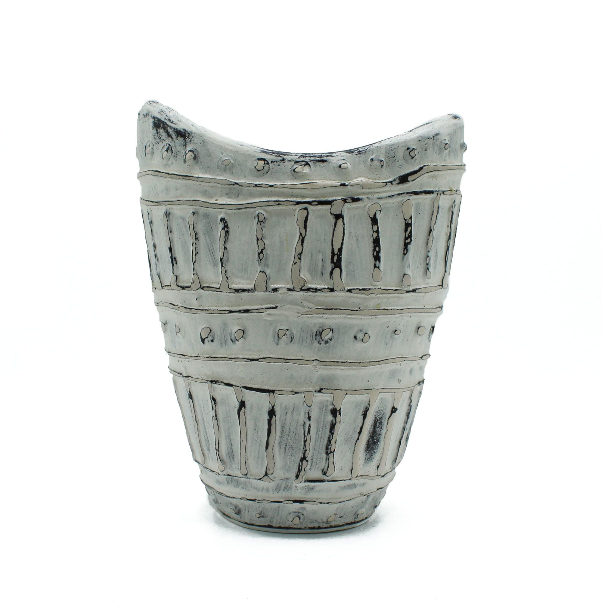Jarro de Cerâmica Colo Largo — Creme 22cm
