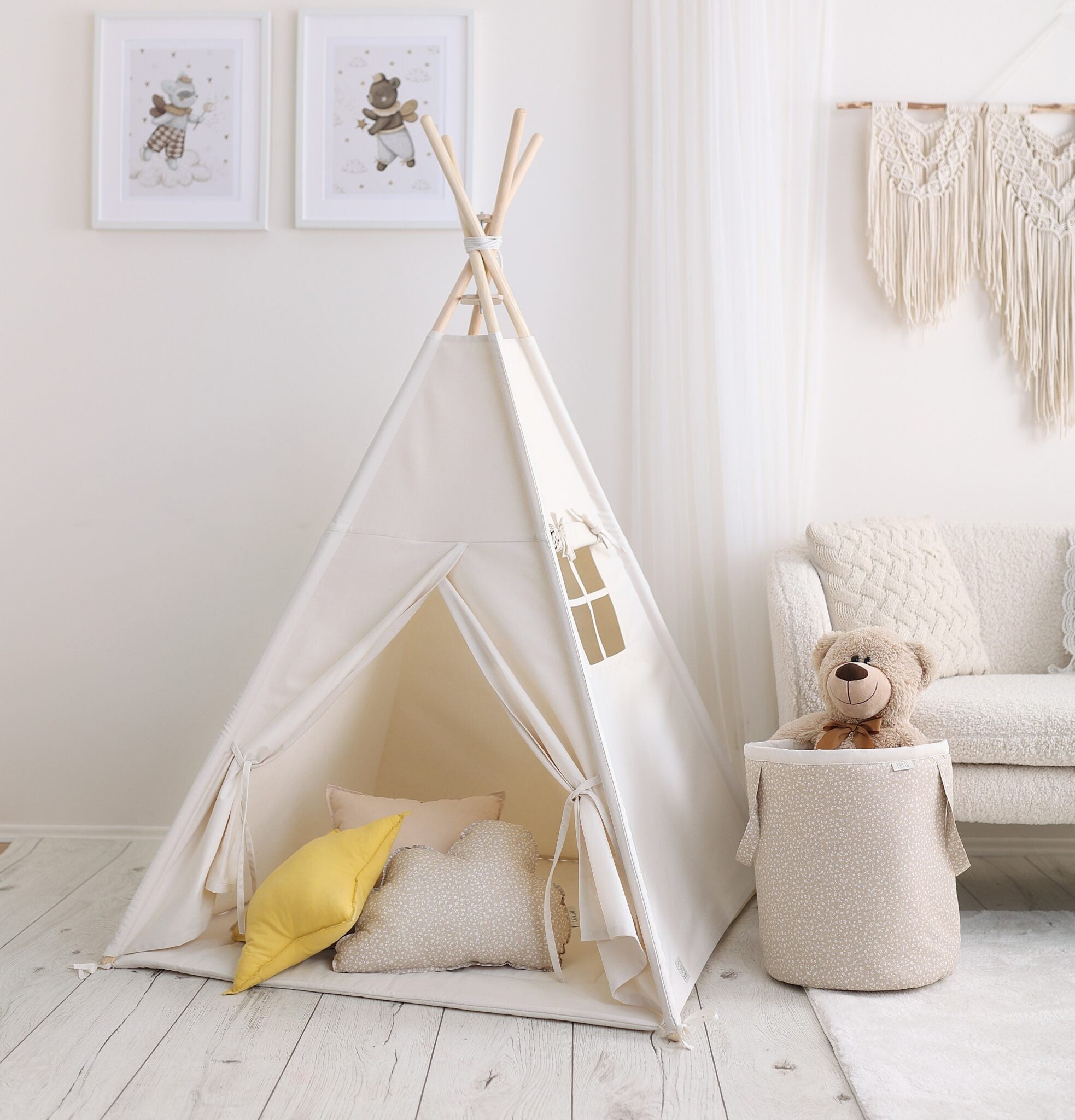 Light Beige Teepee Tent