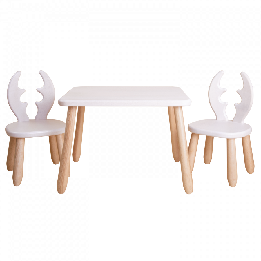 Conjunto Mesa e 2 Cadeiras Infantis — Deer