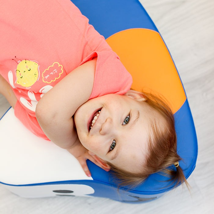 Soft Play Ride On Toy - Blue Car