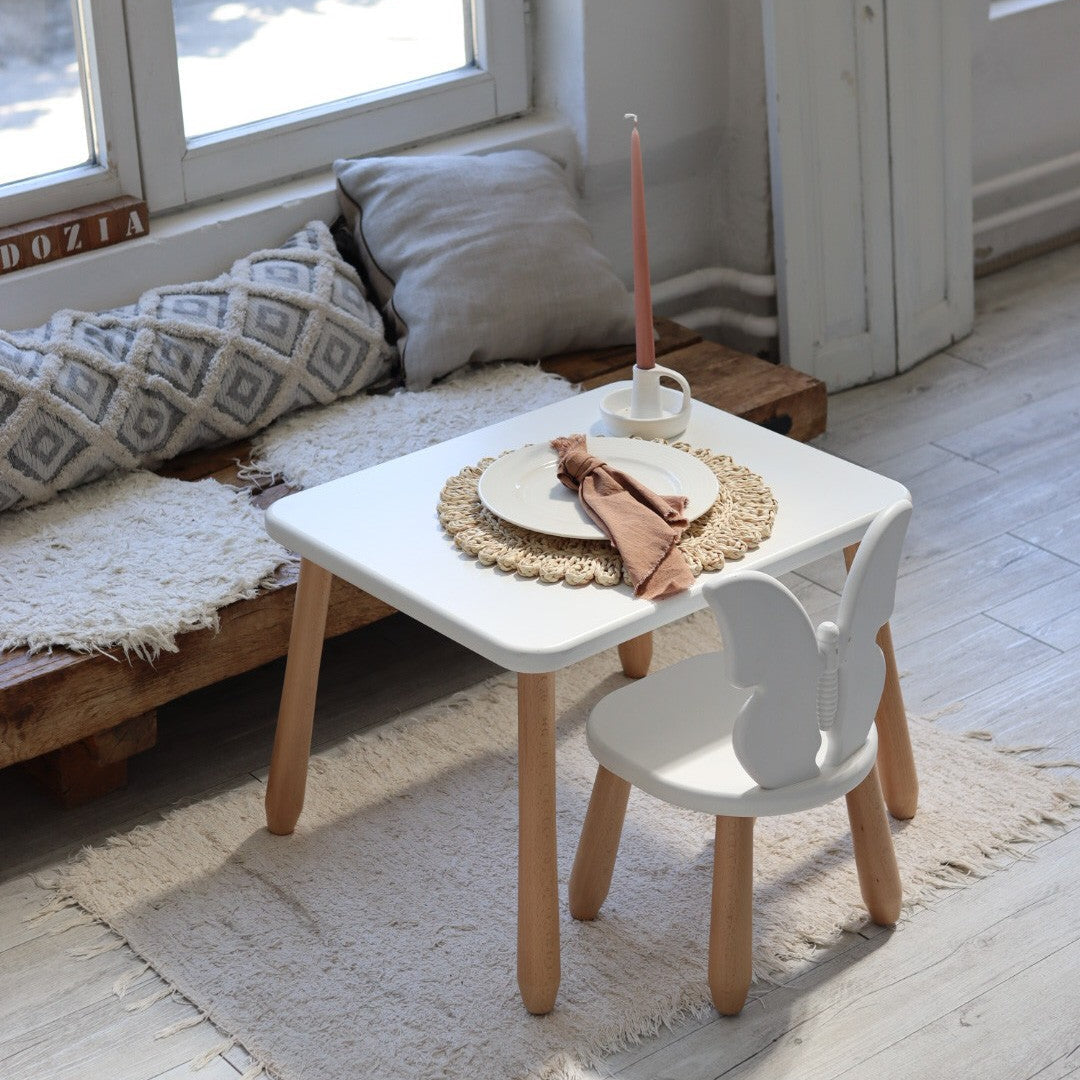 Table and 2 chair set - Butterfly