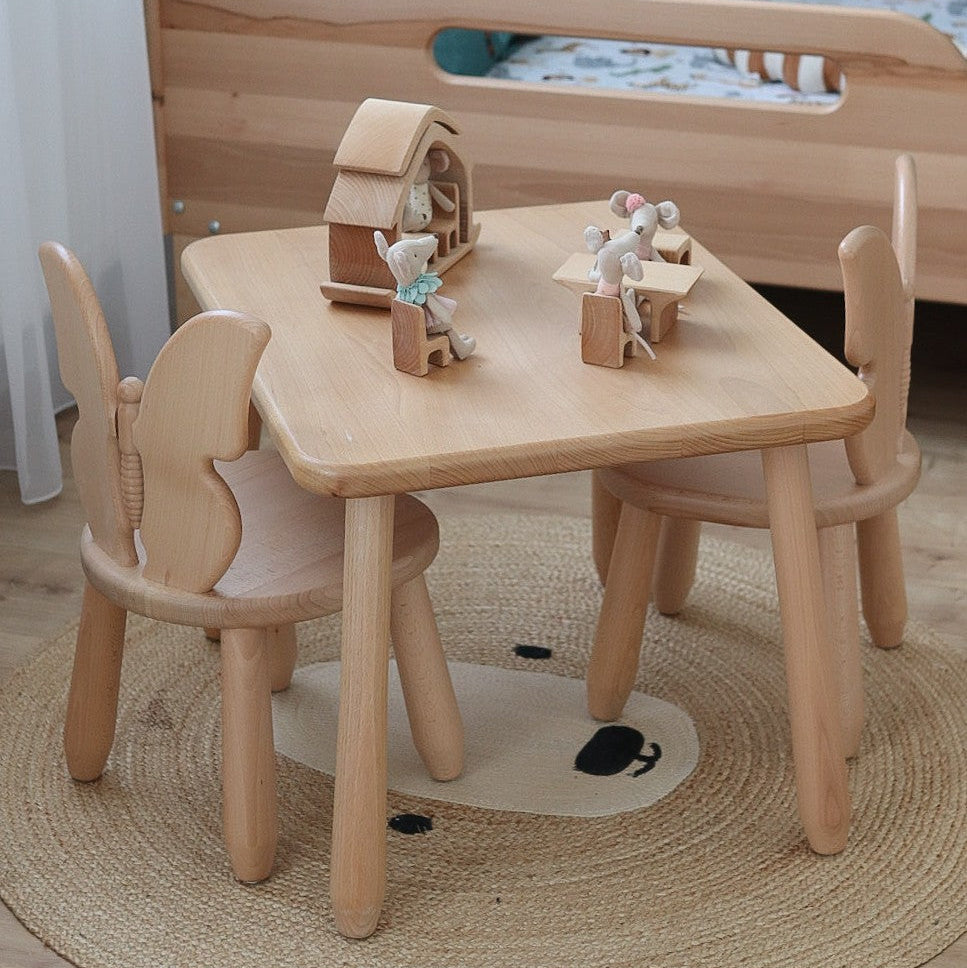Table and 2 chair set - Butterfly