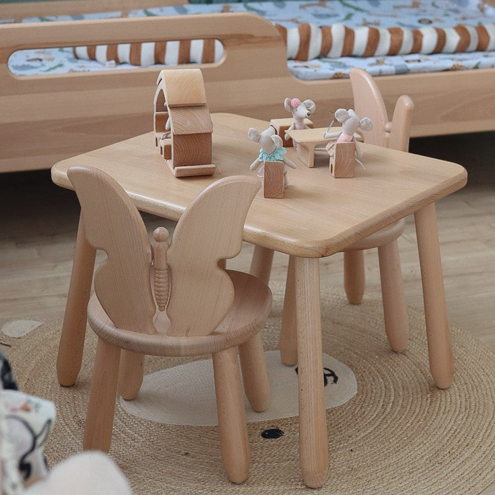 Table and 2 chair set - Butterfly